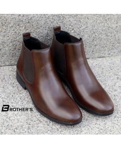 Brother’s Formal Stylish Fashionable Chelsea Boots Shoes For Men (Brown)