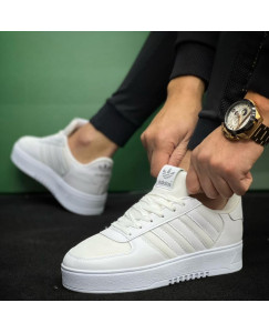New Style Party Wear Sneakers For Men White