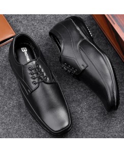 Brother’s Formal Stylish Fashionable Party Wear Square Shoes For Men (Black)
