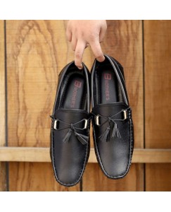 BROTHER’S Casual Stylish Fashionable Loafers Shoes for Men (Black)