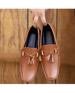 BROTHER’S Casual Stylish Fashionable Loafers Shoes for Men (Tan)