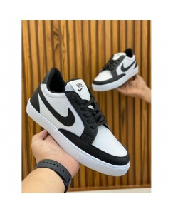 ABS Store Low-top Casual Sneaker Shoes (Black and White)
