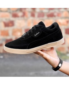 Brother's Casual Stylish Fashionable Canvas Shoes for Men (Black)
