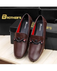 BROTHER'S Casual Stylish Loafers Shoes for Men (Brown)