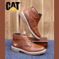 ABS Stylish Synthetic Boots For Men  (TAN)