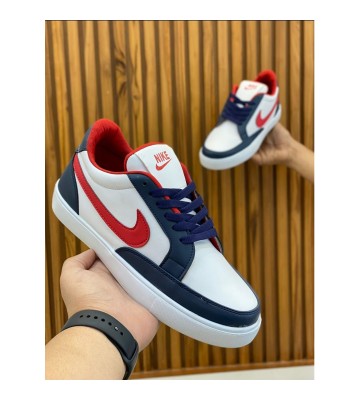 Low-top Casual Sneaker Shoes (Red/Blue)