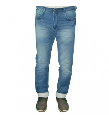 Buy Buzzic men Plain light blue jeans Online at Best Prices in India -  JioMart.