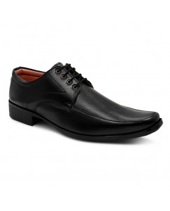 Iaddicted Black Formal Lace-Ups Shoes for Men Office Wear