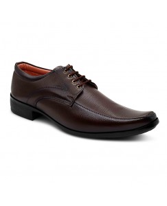 Iaddicted Brown Formal Lace-Ups Shoes for Men Office Wear