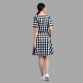 Verve Studio Cotton Check Short Dress 