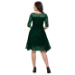 Womens Net Solid Short Dress