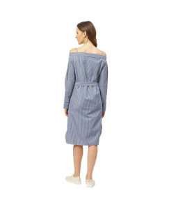 Style Quotient Women's Stripe Drop Waist Dress
