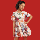 Campus Sutra Women's Floral Fit & Flare Dress