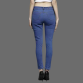Darzi Women's Denim Lycra Blend Solid Jeans