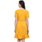 Women's Latest Design Solid Crepe Fit & Flare Short Dress
