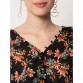 Trend Arrest Womens Floral Printed Top