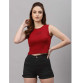 Rigo Women's Stylish Printed Sleeveless Tank Red top