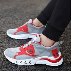 Mens and Boys Red and Grey Stylish Sports Shoes